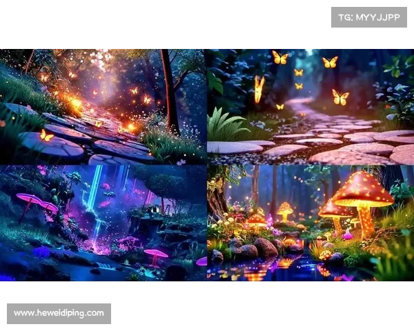 在神秘荧光森林中体验深度冥想与心灵觉醒的奇幻之旅